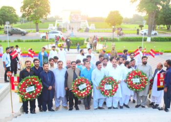 Chairman Prisma Mall Shahnawaz Sandhu Leads Defence Day Rally in Gujranwala