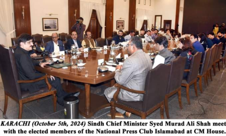 Sindh govt spending Rs218bn on Karachi’s development, Murad Ali Shah tells Islamabad Journalists