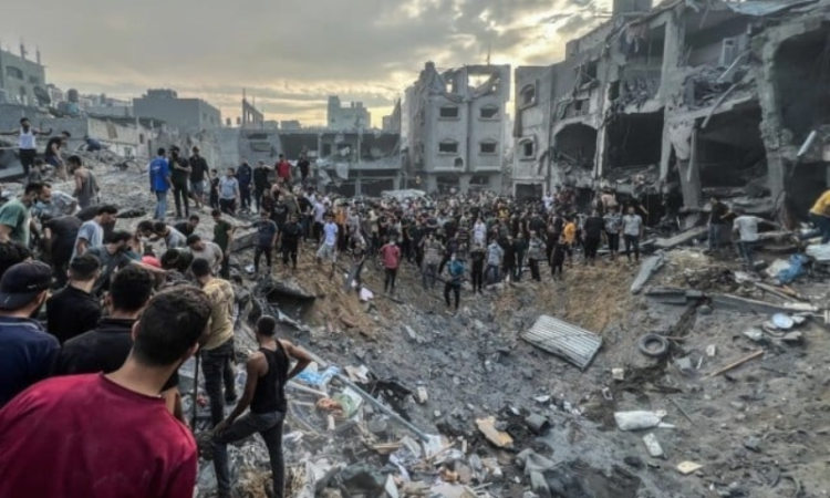 Israel strikes refugee camp in Gaza, killing 33 Palestinians