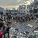 Israel strikes refugee camp in Gaza, killing 33 Palestinians