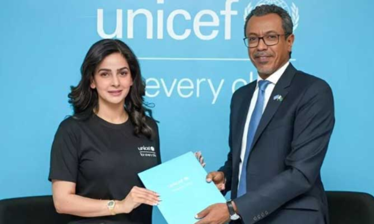 UNICEF appoints Saba Qamar as Pakistan’s first national ambassador for child rights