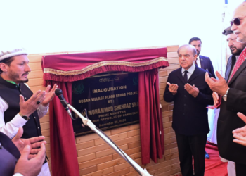 Shehbaz inaugurates model village for flood-affected residents of Ghizer