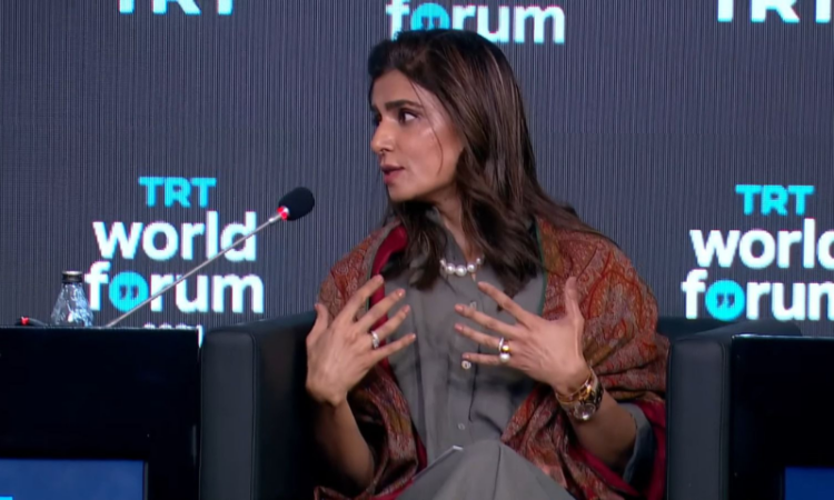 Former foreign minister of Pakistan Ms. Hina Rabbani Khar at TRTWorld Forum