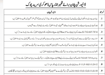 ITP enforces traffic diversion plan for underpass construction at Dhokri-Serena chowk