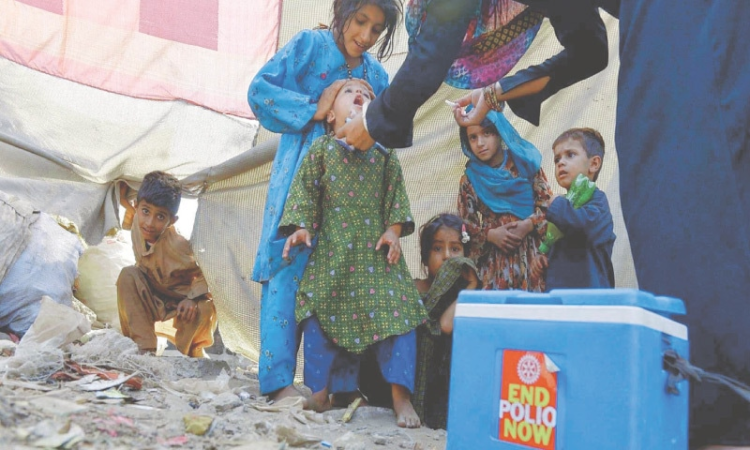 Three new polio cases reported in Pakistan