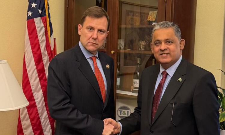 Pakistan’s envoy meets US lawmakers to strengthen bilateral ties