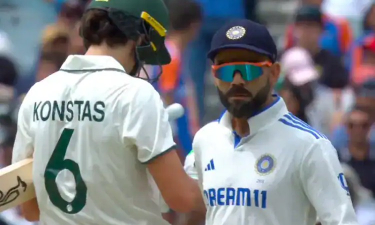 Virat Kohli penalized for on-field incident with Sam Konstas