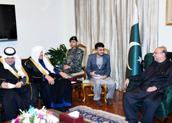 President Zardari stresses enhanced parliamentary cooperation with Saudi Arabia