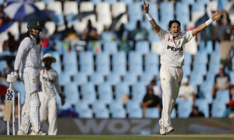 Centurion test poised for thrilling finale as Pakistan needs 7 wickets and South Africa 121 runs