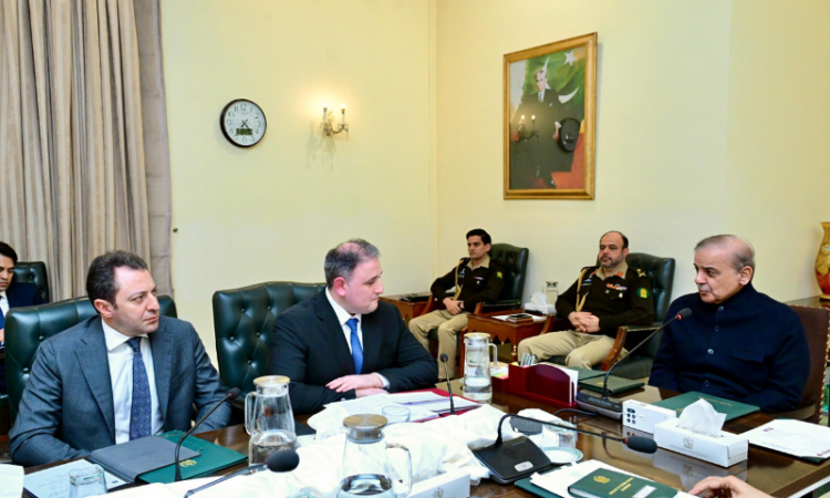 Azerbaijani Defence Industry Minister meets PM Shehbaz Sharif