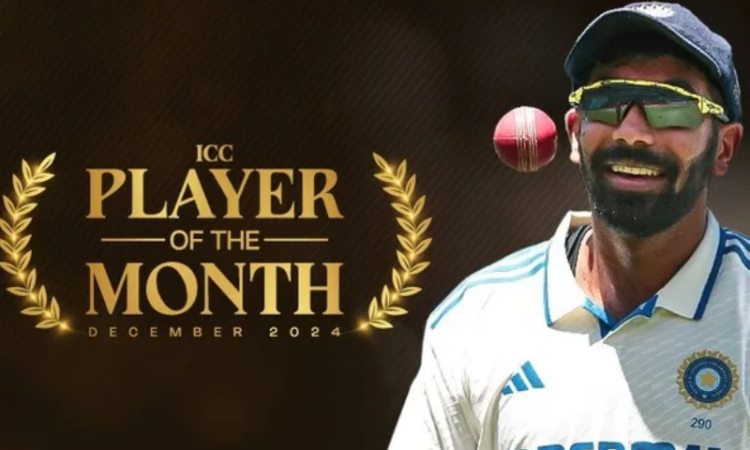 Bumrah is the ICC Player of the Month for December 2024.