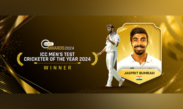 Bumrah named ICC Test Cricketer of the Year after stellar 2024