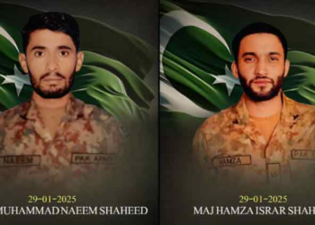 Major among two martyred, six terrorists killed in North Waziristan operation