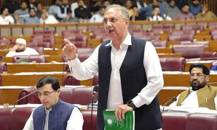 Opposition stages protest during NA session