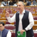 Opposition stages protest during NA session