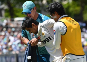 Saim Ayub twists ankle during fielding in second South Africa test