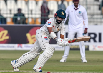 Saud, Rizwan anchor Pakistan after West Indies’ fiery start