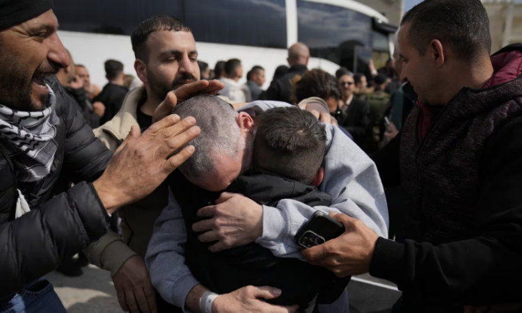 3 Israeli hostages, 183 Palestinian prisoners freed in latest Gaza exchange