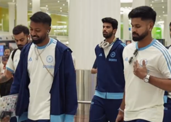 Indian team reaches Dubai for ICC Champions Trophy 2025