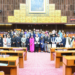 Interns take the helm in mock parliament session at Pakistan’s Parliament house