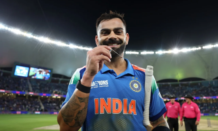 Virat Kohli’s masterful century powers India to victory over Pakistan in Champions Trophy clash