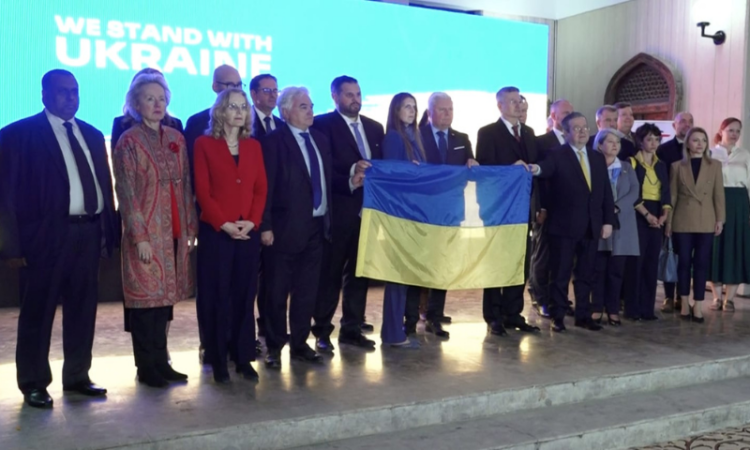 EU envoys express solidarity with Ukraine on war’s third anniversary