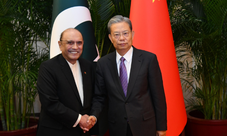 Zardari meets Zhao Leji to strengthen Pak-China ties