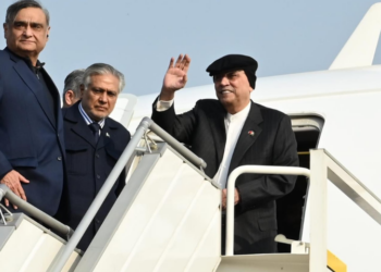 President Zardari departs for a five-day state visit to China