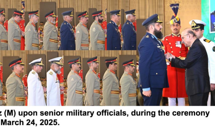 President confers military awards on Armed Forces personnel