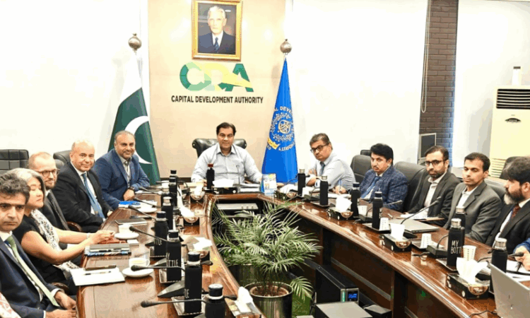 ADB delegation meets Chairman CDA to discuss sustainable development projects in Islamabad