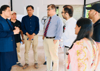 Chairman CDA inspects progress on Islamabad’s Gardenia Hub project