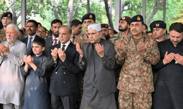 Funeral of martyred child Irtaza Abbas Turi held in Islamabad