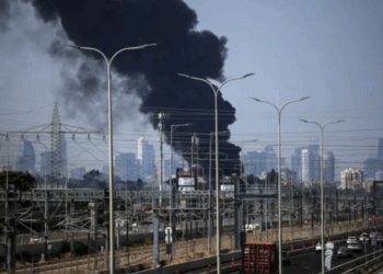 Iran launches missile strike near Mossad HQ as conflict with Israel enters fifth day