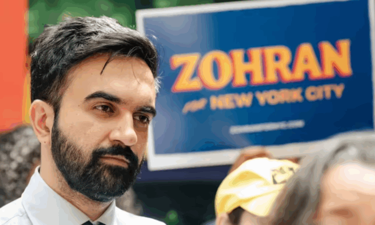 Zohran Mamdani poised to become New York city's first Muslim mayor in historic upset