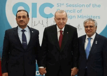 Dar, Asim meet Erdogan on OIC sidelines