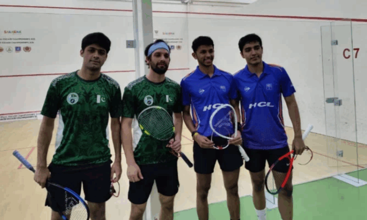 Pakistan wins silver in Asian Doubles Squash Championship final against India
