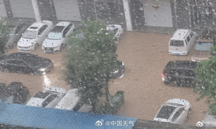Storms dump a year’s worth of rain on north China as Beijing braces for flooding