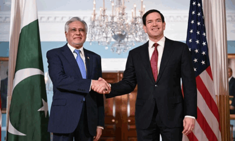 US Secretary of State praises Pakistan’s sacrifices in war on terror during meeting with FM Ishaq Dar