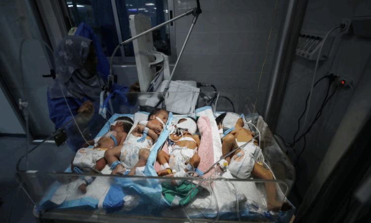 Gaza doctors forced to cram babies into incubators as fuel crisis threatens hospitals