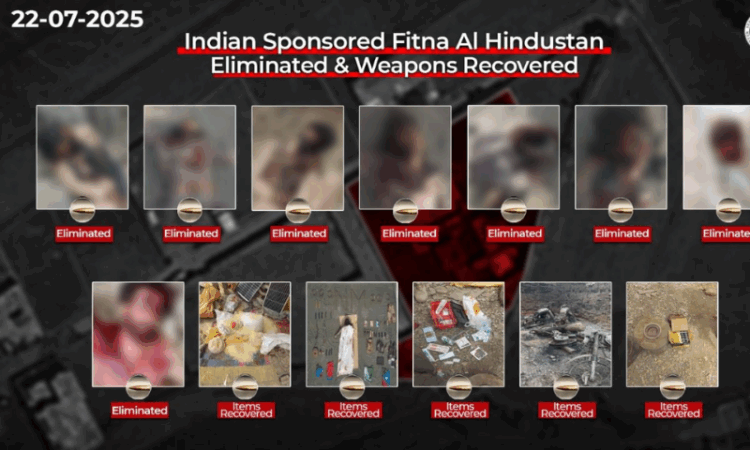 Eight terrorists of Indian-backed group killed in Kalat operations, says ISPR