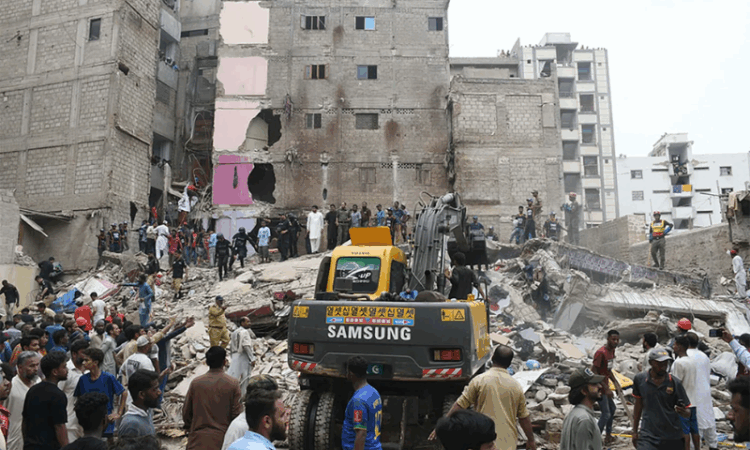 Seven dead, several injured as residential building collapses in Karachi’s Lyari