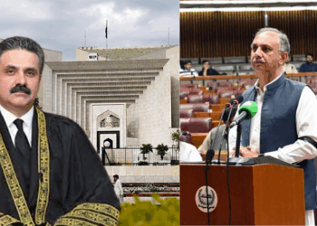 Opposition Leader Omar Ayub urges CJP to intervene in May 9 trials over constitutional violations