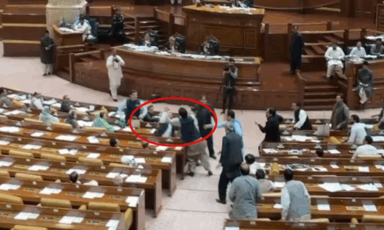 Chaos erupts in Punjab Assembly as lawmakers trade blows during heated session