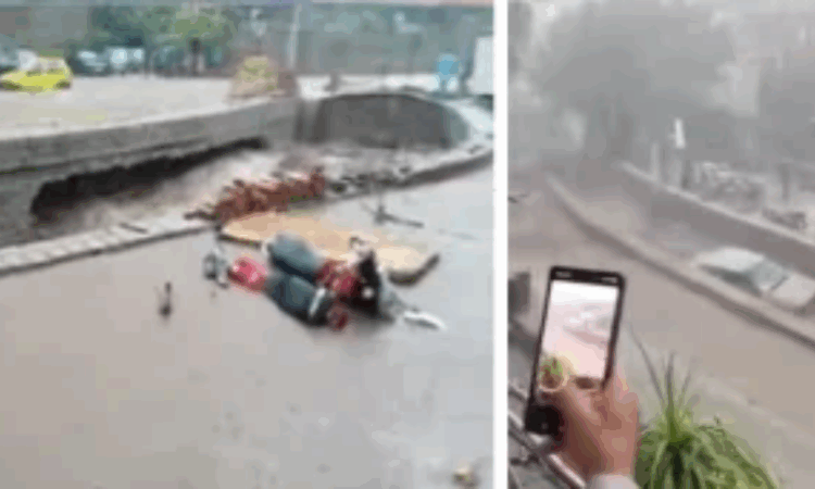 Torrential rains in Islamabad sweep vehicles into drains, exposing urban flood crisis