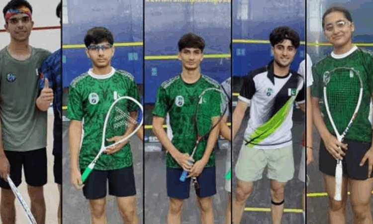 Pakistan clinch two gold medals at Asian Junior Squash Championship 2025