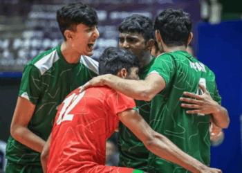 Pakistan clinch fifth straight victory in Asian U16 Volleyball Championship
