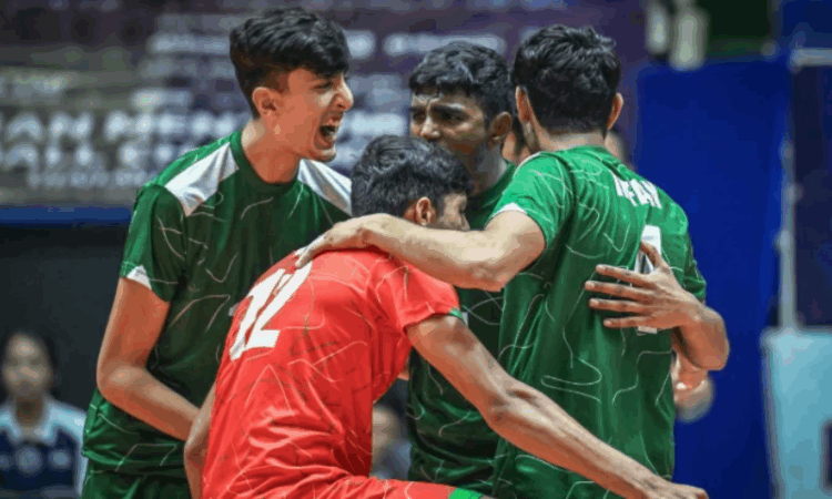 Pakistan clinch fifth straight victory in Asian U16 Volleyball Championship