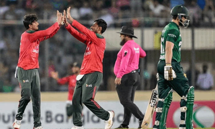 Bangladesh clinch historic series win over Pakistan with eight-run victory in 2nd T20I