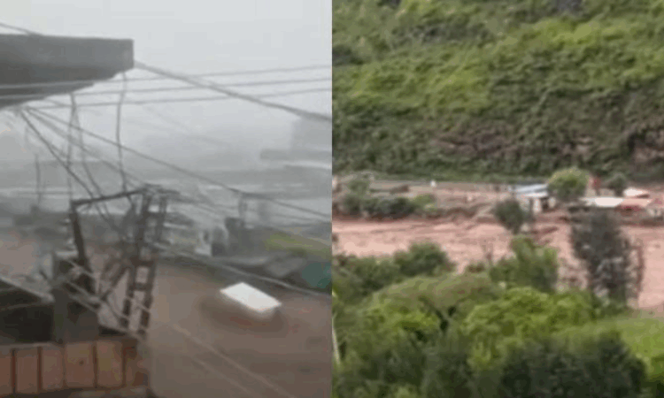 KP government helicopter crashes En route to flood relief mission; three killed