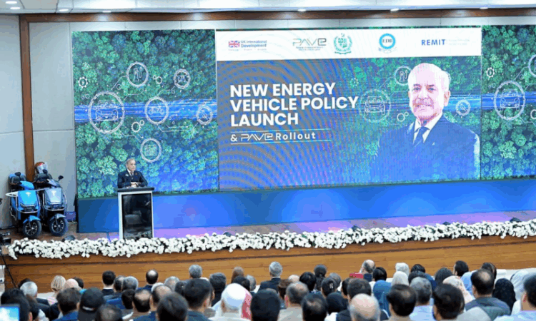 PM Shehbaz launches Pakistan’s New Energy Vehicle Policy 2025-30